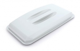 Tető, 60 l-es szemeteshez, műanyag, DURABLE "Durabin®", fehér