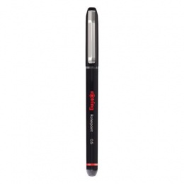 Rollertoll, 0,5 mm, kupakos, ROTRING "Rollerpoint", fekete